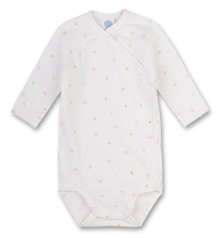 Боди-распашонка с коронами Sanetta