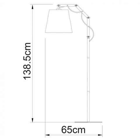 Торшер Arte Lamp PINOCCHIO A5700PN-1WH