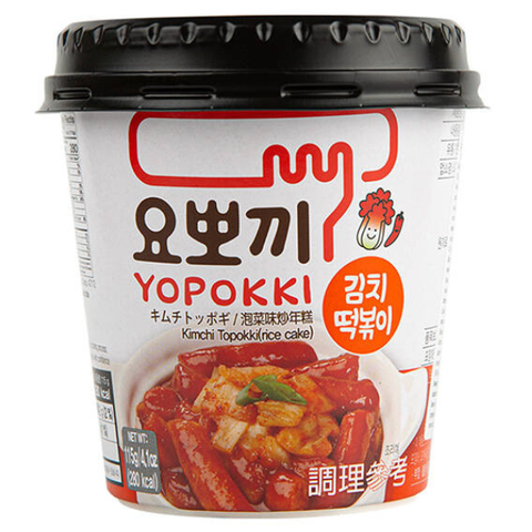 Токпокки (рисовые клецки) Yopokki с соусом кимчи, 115 гр