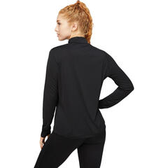 Женская теннисная футболкаAsics Core Long Sleeve 1/2 Zip Top W - performence black