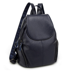 Женский кожаный рюкзак Crispino Blue