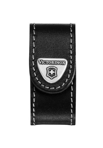 Чехол для ножа Victorinox, 58 mm, кожаный, чёрный (4.0518.XL)