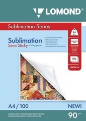 Сублимационная полулипкая матовая бумага LOMOND Semi Sticky Sublimation Transfer, A4, 90 г/м2, 100 листов (0809414)