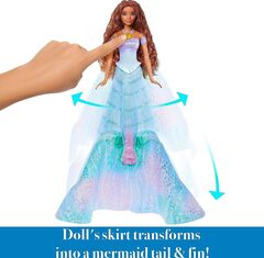 Кукла Русалочка Ариэль в платье-трансформере