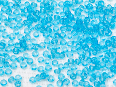 Бисер 8/0 PRECIOSA, 50г, прозрачный светло-голубой квадратное отверстие