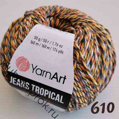 YARNART JEANS TROPICAL 610,