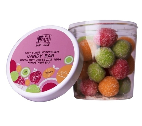 Hand Care Скраб-монпасье для тела КОНФЕТНЫЙ БАР 300г Family Forever Factory