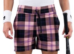 Шорты теннисные Hydrogen Tartan Shorts - pink/black