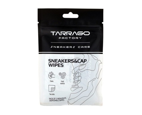 Салфетки TARRAGO SNEAKERS & CAP WIPES для чистки кроссовок (5шт)