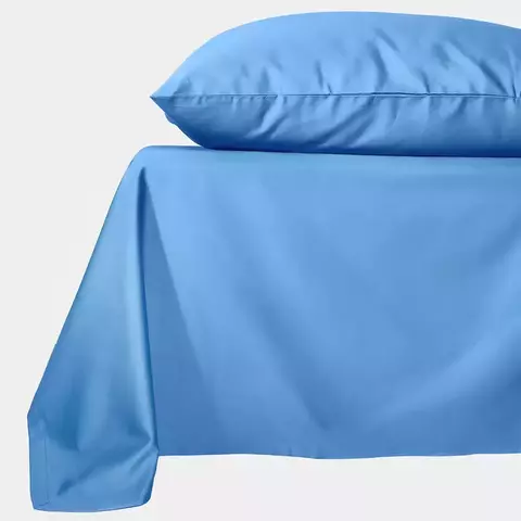 Простыня 200x220 Mollen васильково-синяя