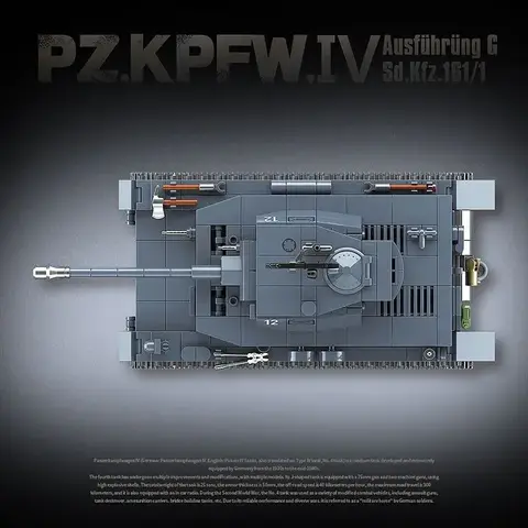 Конструктор Танки Второй Мировой войны Немецкий танк Pz.Kpfw.IV