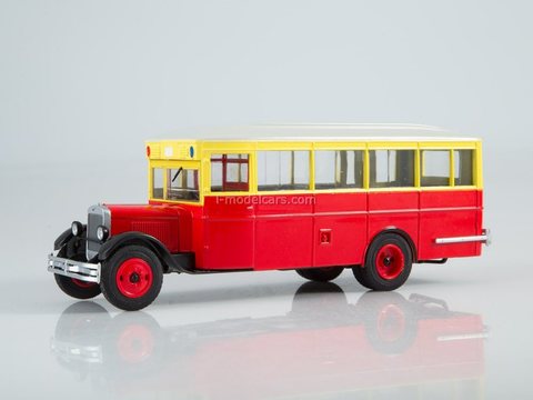 ZIS-8 red-yellow-white 1:43 Modimio Our Buses #9