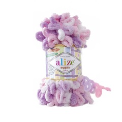 Пряжа Alize Puffy Color цвет 6051