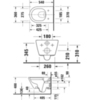 Duravit D-Neo 45770900A1 (2577090000+0021690000) Унитаз подвесной безободковый
