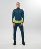 Элитный утеплённый лыжный костюм Nordski Race Dark Jeans / Lime мужской