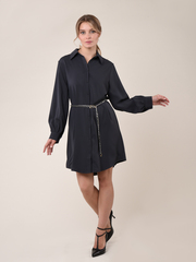 Комплект женский платье-рубашка+жилет