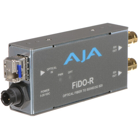 Конвертер AJA FiDO Single-Channel LC Fiber to 3G-SDI Mini Converter