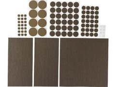STAYER коричневые, самоклеящиеся, 98 шт, набор мебельных накладок (40916-H98)