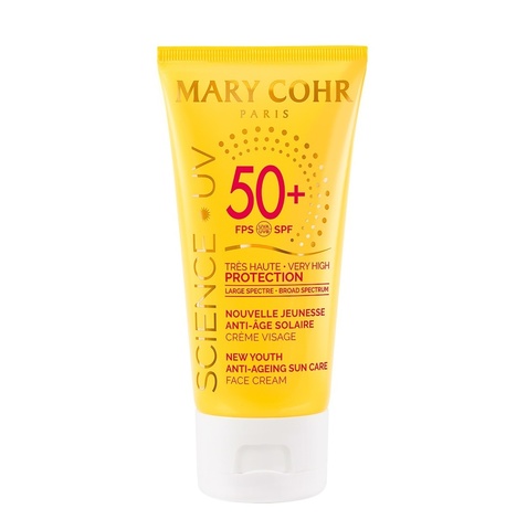 Эмульсия солнцезащитная для кожи лица шеи декольте Mary Cohr Fluide anti-age solaire visage SPF 30 50 мл