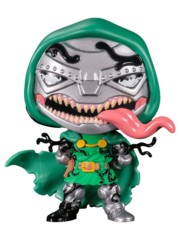 Фигурка Funko POP! Bobble Marvel Venom Dr. Doom (светится в темноте) Chase (Exc)