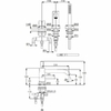 Kludi BOZZ 384480576 Однорычажный смеситель для ванны и душа, на 3 отверстия