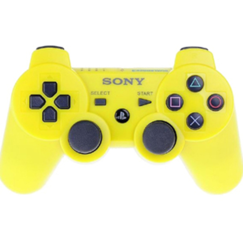 Беспроводной контроллер DualShock 3 (желтый, китайский)