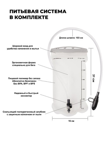 Картинка рюкзак беговой Nevo Rhino 9039 Green - 3