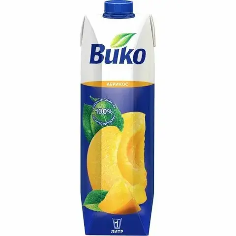 Сок Вико 1л абрикос, шт