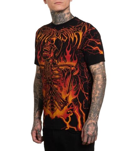 Affliction | Футболка мужская Infernal Nightmare Tee A27315 слева