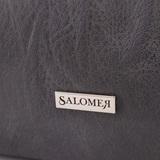 Сумка Саломея 607 македония серый + черный