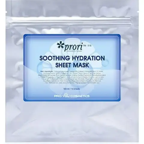 Pro You Увлажняющая и успокаивающая маска, 1*160 мл | Prori Soothing Hydration Sheet Mask
