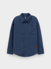 рубашка  для мальчика  КР 302794/синий космос к616