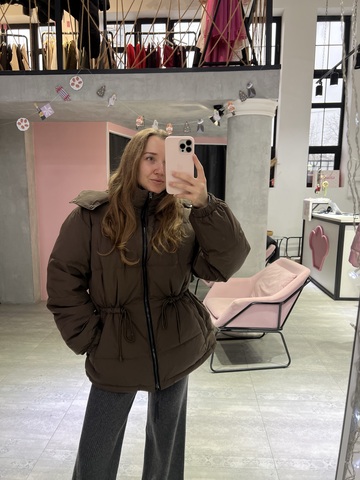 Пуховик Shoko шоколад