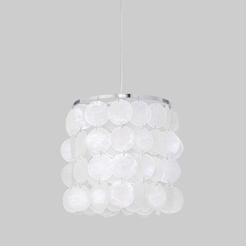 Подвесной светильник Eurosvet Sandra 60185/1 хром/перлаиутр