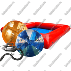 Бизнес-набор: Бассейн 7*7 м (1 шт), Водный шар ПВХ (4 шт), насос (1 шт)
