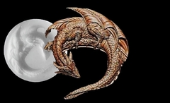 Силиконовый молд Дракон 077