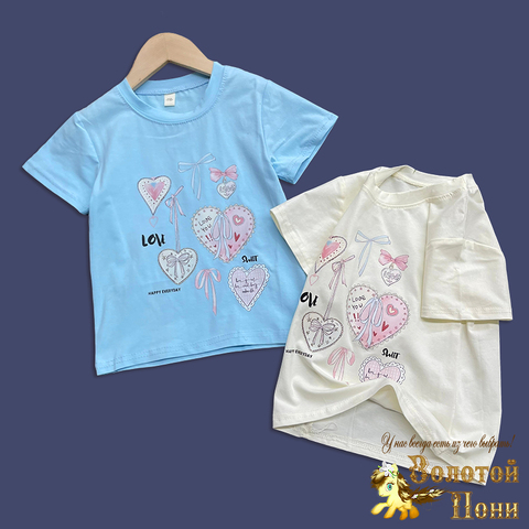 Футболка девочке (1-5) 260123-WQ167