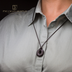 Диск Би малый. Чёрный нефрит.