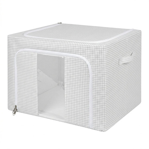 Корзина Förvaringskorg (66л), 50х40х33, белый, полиэстер