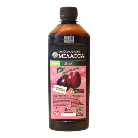 Меласса Bio густая, Слива 0,5 л упаковка 6шт  (продажа от 1 шт)