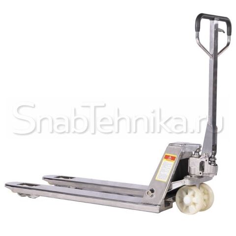 Тележка гидравлическая WH-25S (2500 кг; 1150 мм; нержавеющая сталь; нейлоновые колеса)