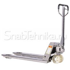 Тележка гидравлическая WH-25S (2500 кг; 1150 мм; нержавеющая сталь; нейлоновые колеса)