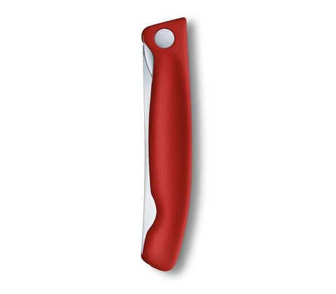 Нож кухонный складной Victorinox Classic, 110 mm, Wavy Edge, Red (6.7831.FB)
