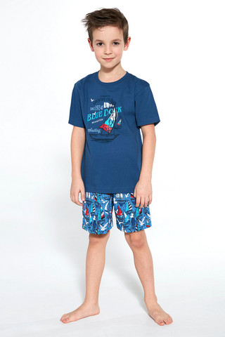 Пижама для мальчиков с шортами CORNETTE 789/790 BLUE DOCK
