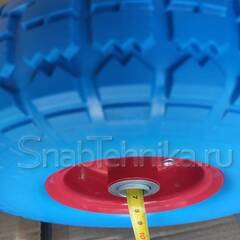 Колесо литое,  вспененный полиуретан 250 мм, со стальным  диском  PV1804, симметричное