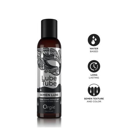 Orgie Lube Tube Semen Lube, 150ml Интимный гель имитация спермы