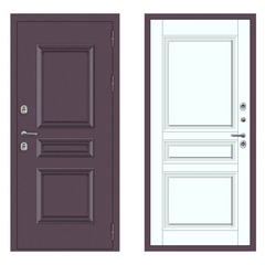 Купить Входная дверь Термо М63 букле опал ФЛТ-2 velluto bianco