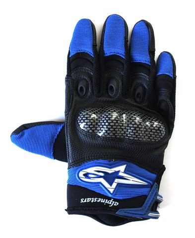 Мотоперчатки - ALPINESTARS F9 (синие)