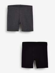 Шорты-велосипедки для девочки Next 780-341, 2 шт., Черный, Темно-серый