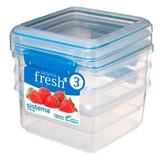 Набор контейнеров Fresh (3 шт.) 1,2 л, артикул 921630, производитель - Sistema